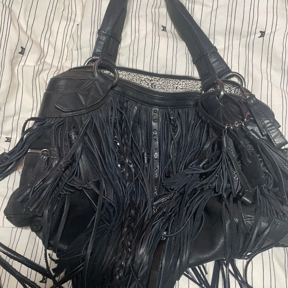 BOSS Handbag with Fringe